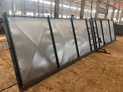 Carbon steel sealing hood panels
