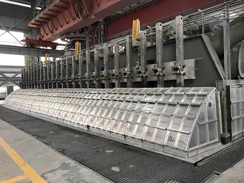 Aluminum sealing hood panels