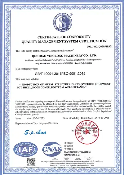 ISO 9001:2015 Certification