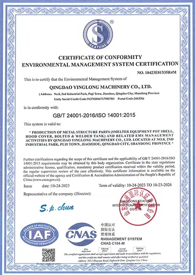 ISO 14001:2015 Certification