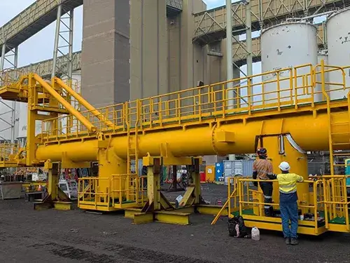 Pipe Pile Frame On-site Assembly