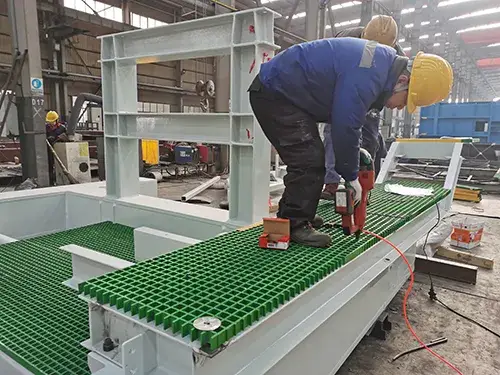 Installation of FRP Grating