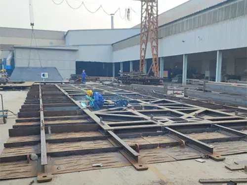 Ash hopper fabrication