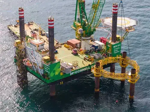 Field Installation of Steel Structures for Seawater Desalination Project