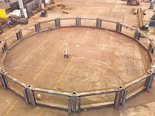 Trial Assembly of Steel Structures