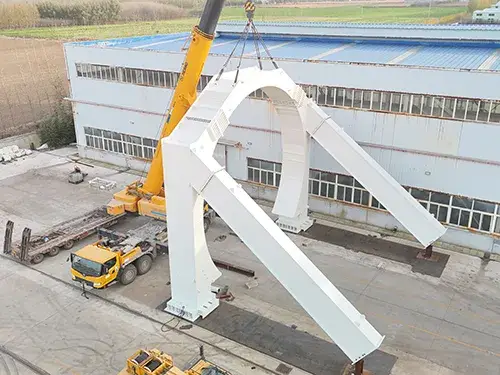 Trial Assembly of Thrust Frame