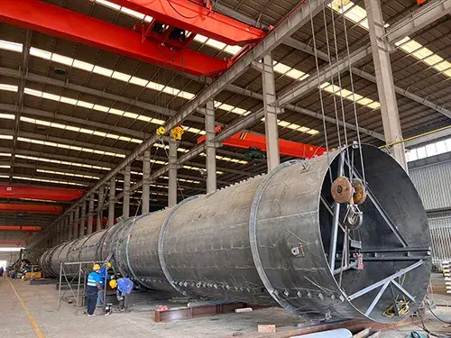 Flue gas stack pre-assembly