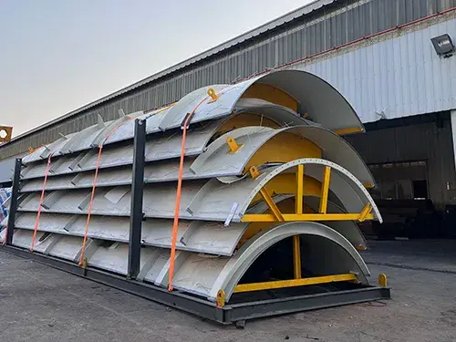 Flue gas stack packaging and shipment